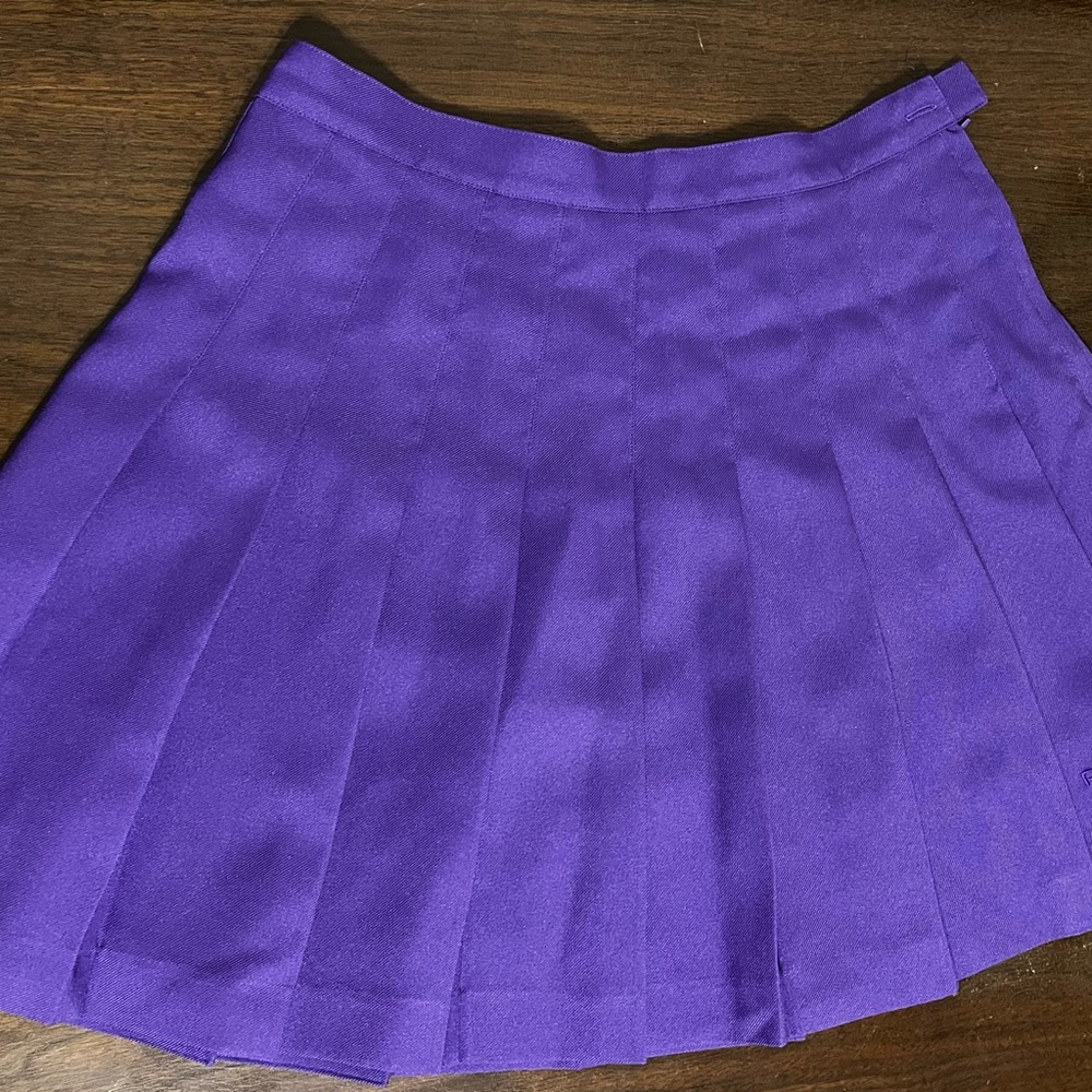Reebok Women’s 16 Purple Cheerleader Tennis Skirt Purple Pleated Skirt Fun Mini